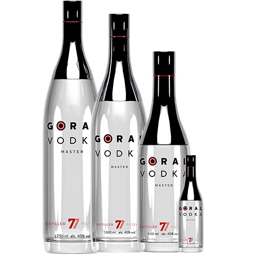 Goral Vodka MASTER 40% 0,7l 0,05l