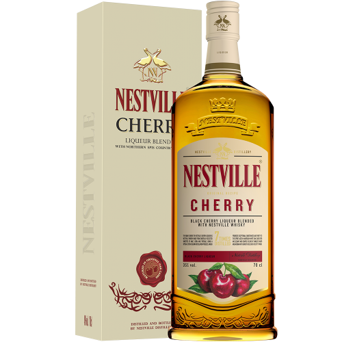 Whisky Cherry darčekové balenie 35% 0,7 l