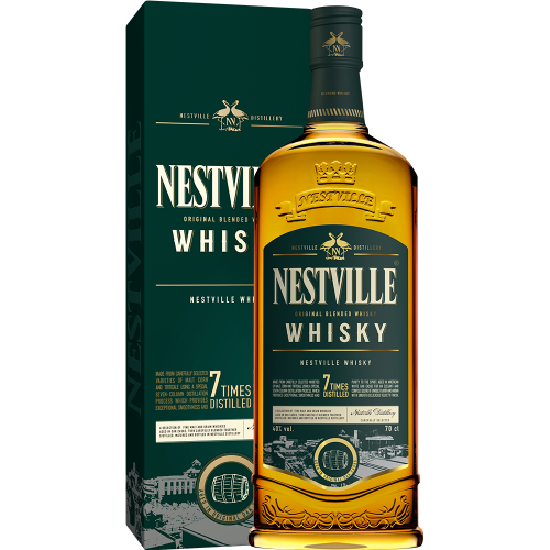 Whisky Nestville darčekové balenie 40% 0,7 l